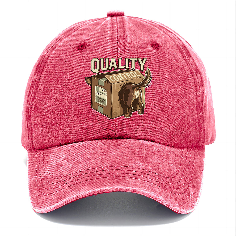 Quality Control Dachshund Classic Cap