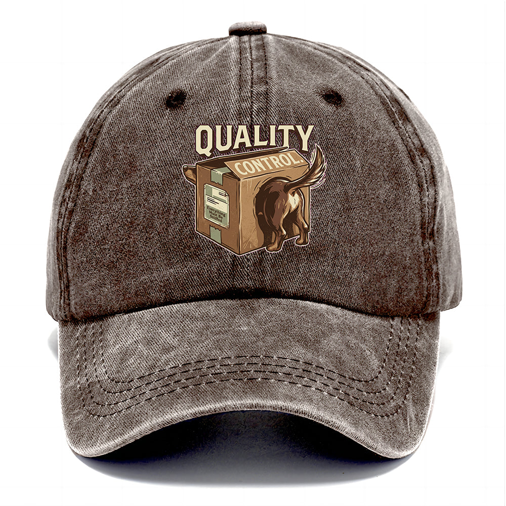 Quality Control Dachshund Classic Cap