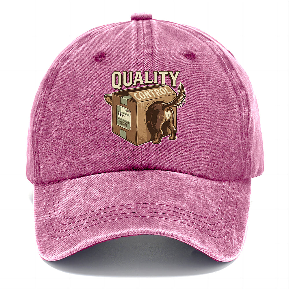Quality Control Dachshund Classic Cap