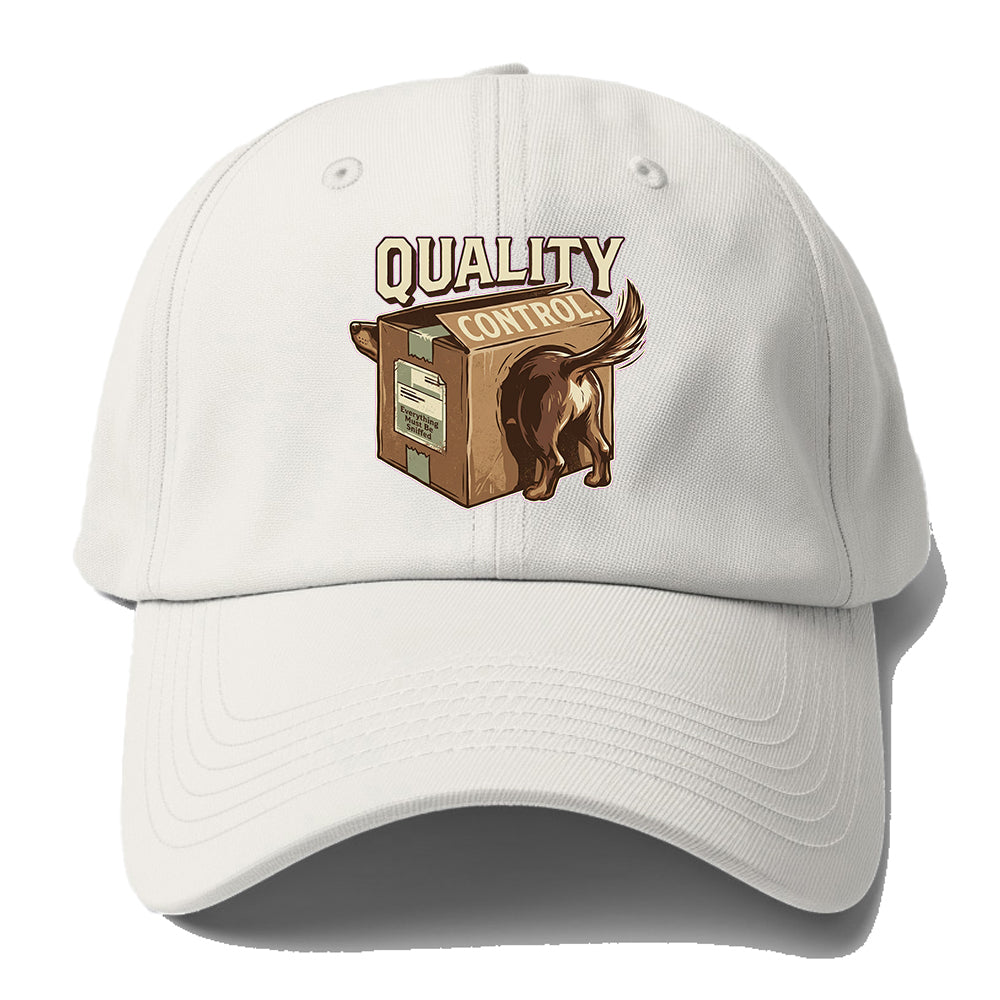 Quality Control Dachshund Baseball Cap
