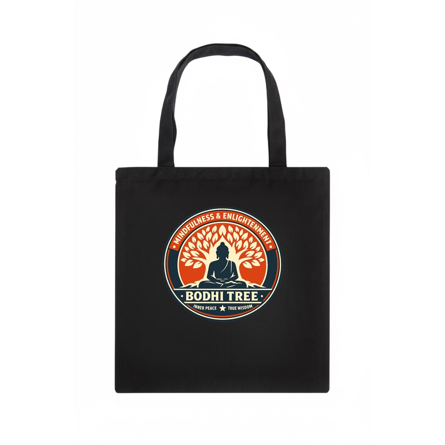 Zen Harmony Emblem - Tote Bag - dark