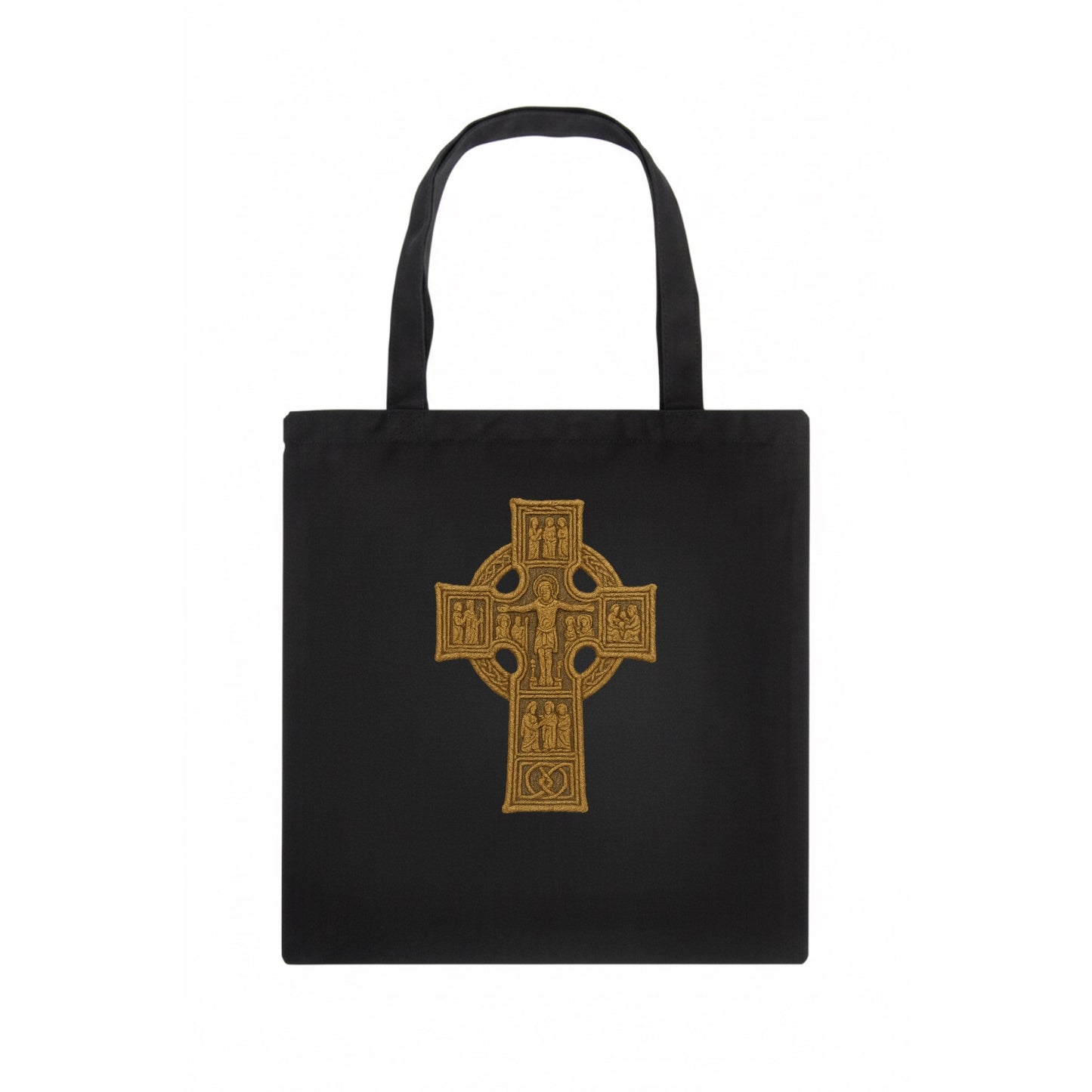 Monasterboice Cross - Tote Bag - dark