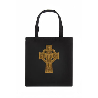 Monasterboice Cross - Tote Bag - dark