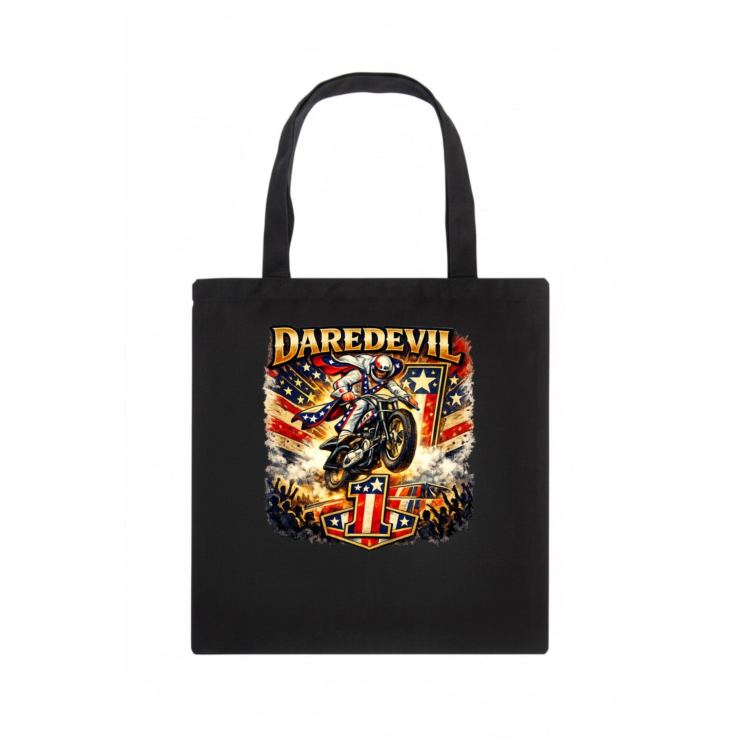 Daredevil Stunt Rider - Tote Bag - dark