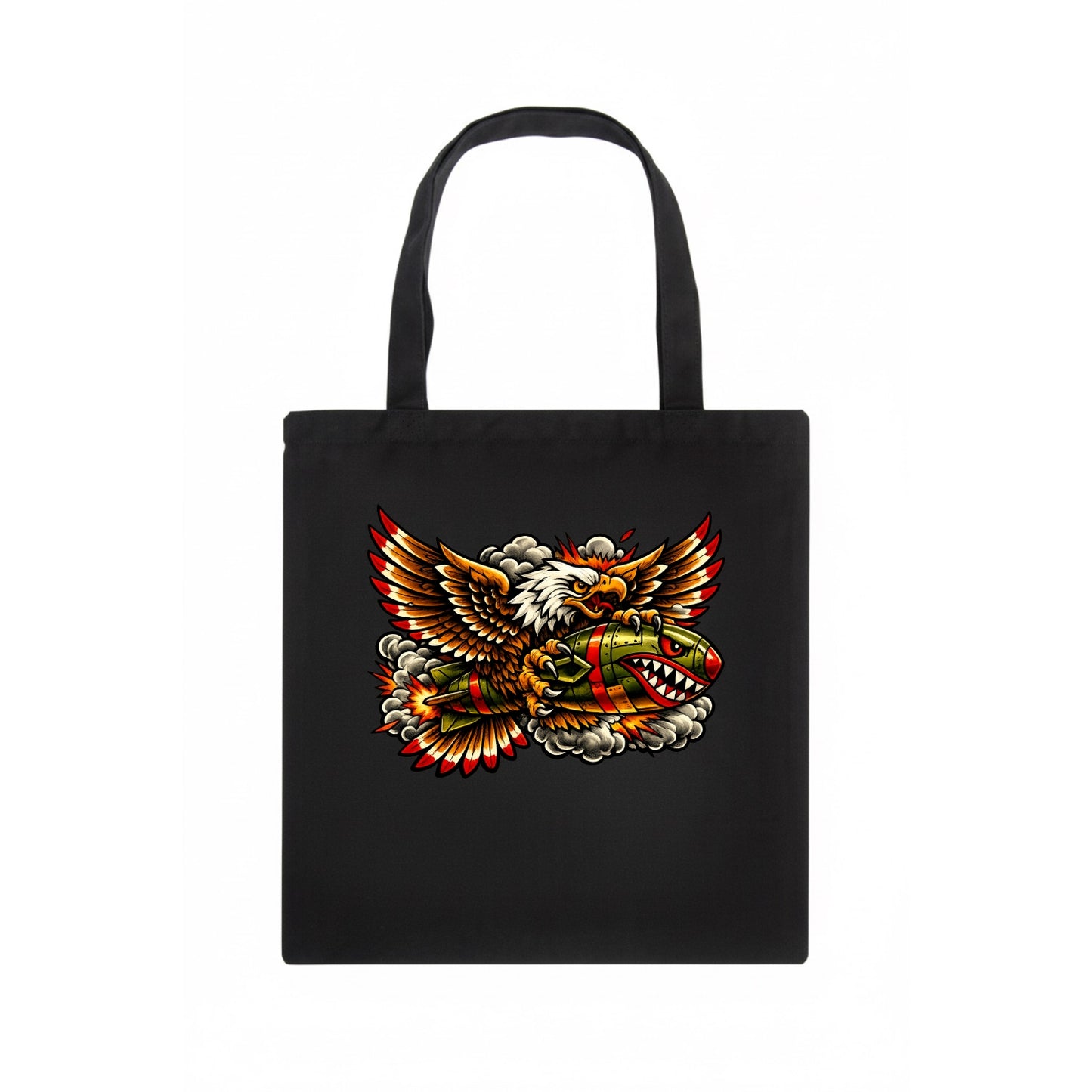 War Eagle Bomb - Tote Bag - dark