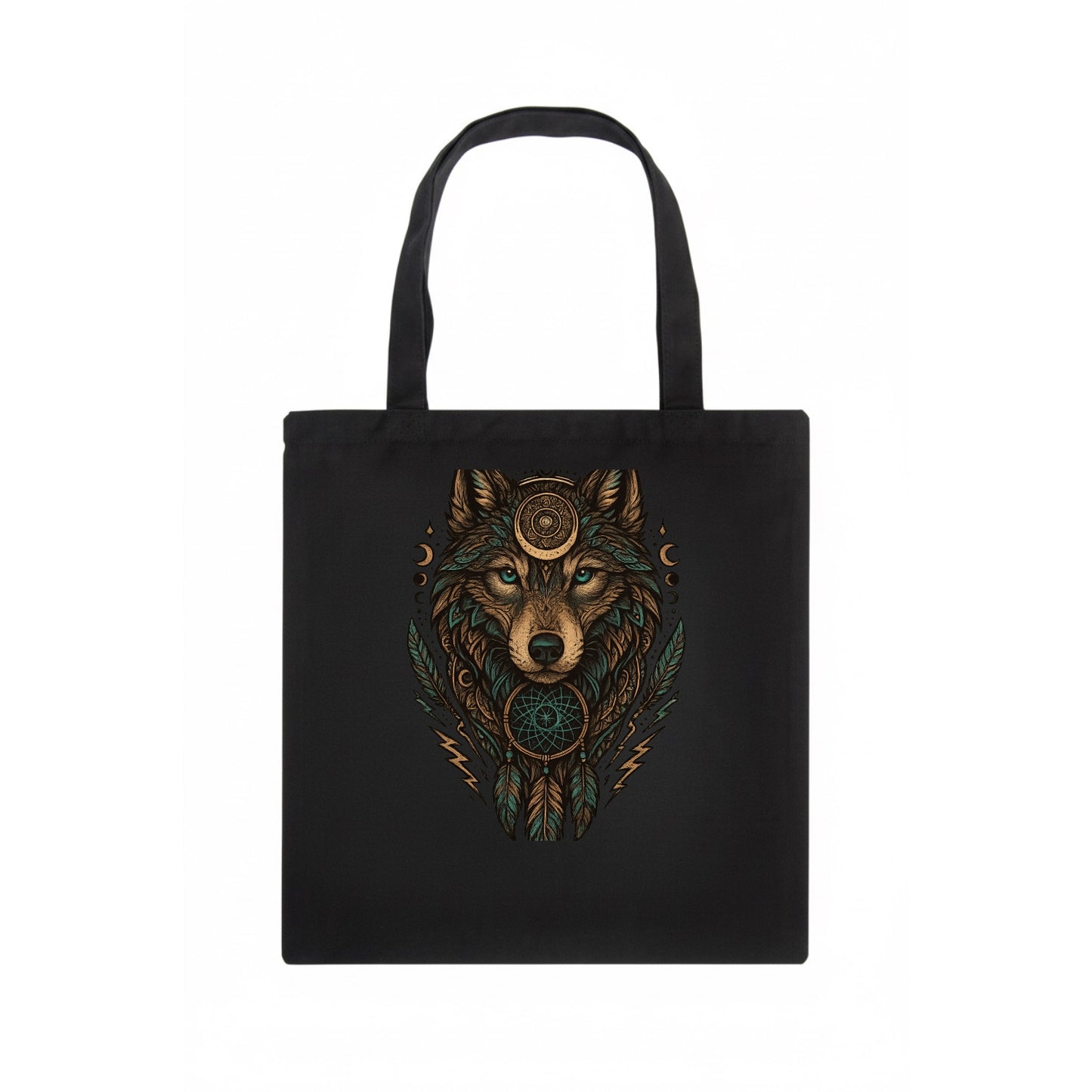 Storm Wolf Thunder  - Tote Bag - dark