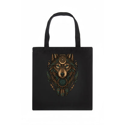 Storm Wolf Thunder  - Tote Bag - dark