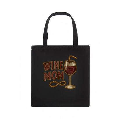 Wine Mom  - Tote Bag - dark