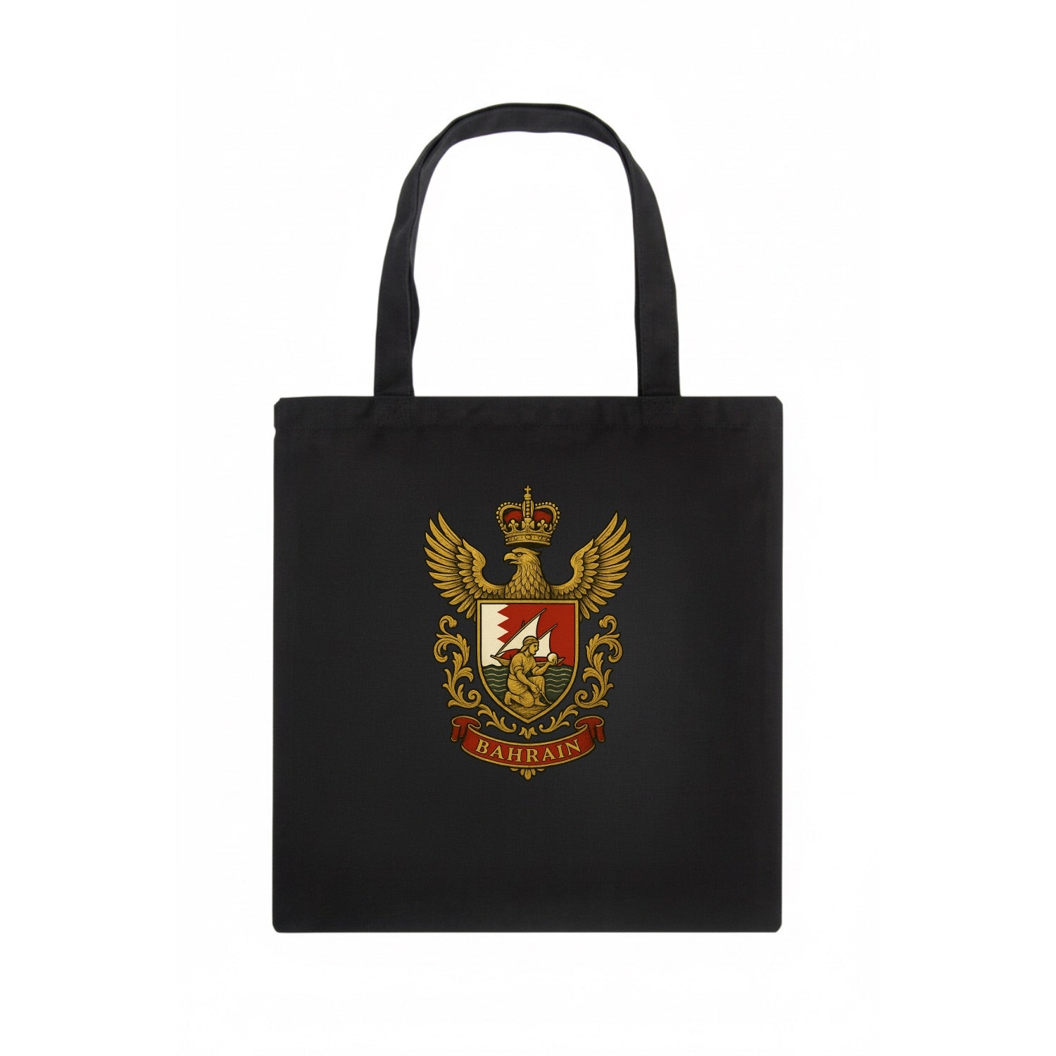 Bahrain Heritage Badge  - Tote Bag - dark