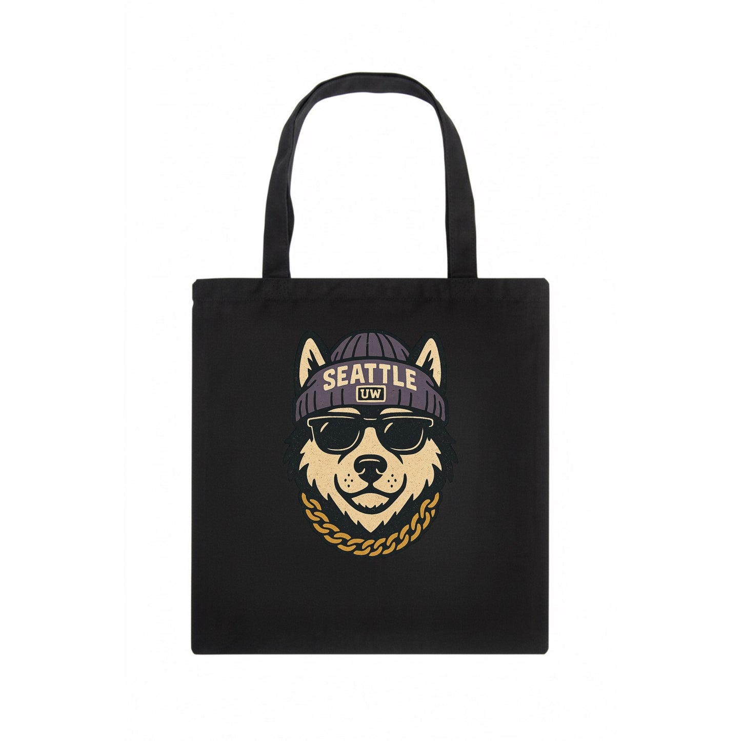 Seattle Husky - Tote Bag - dark