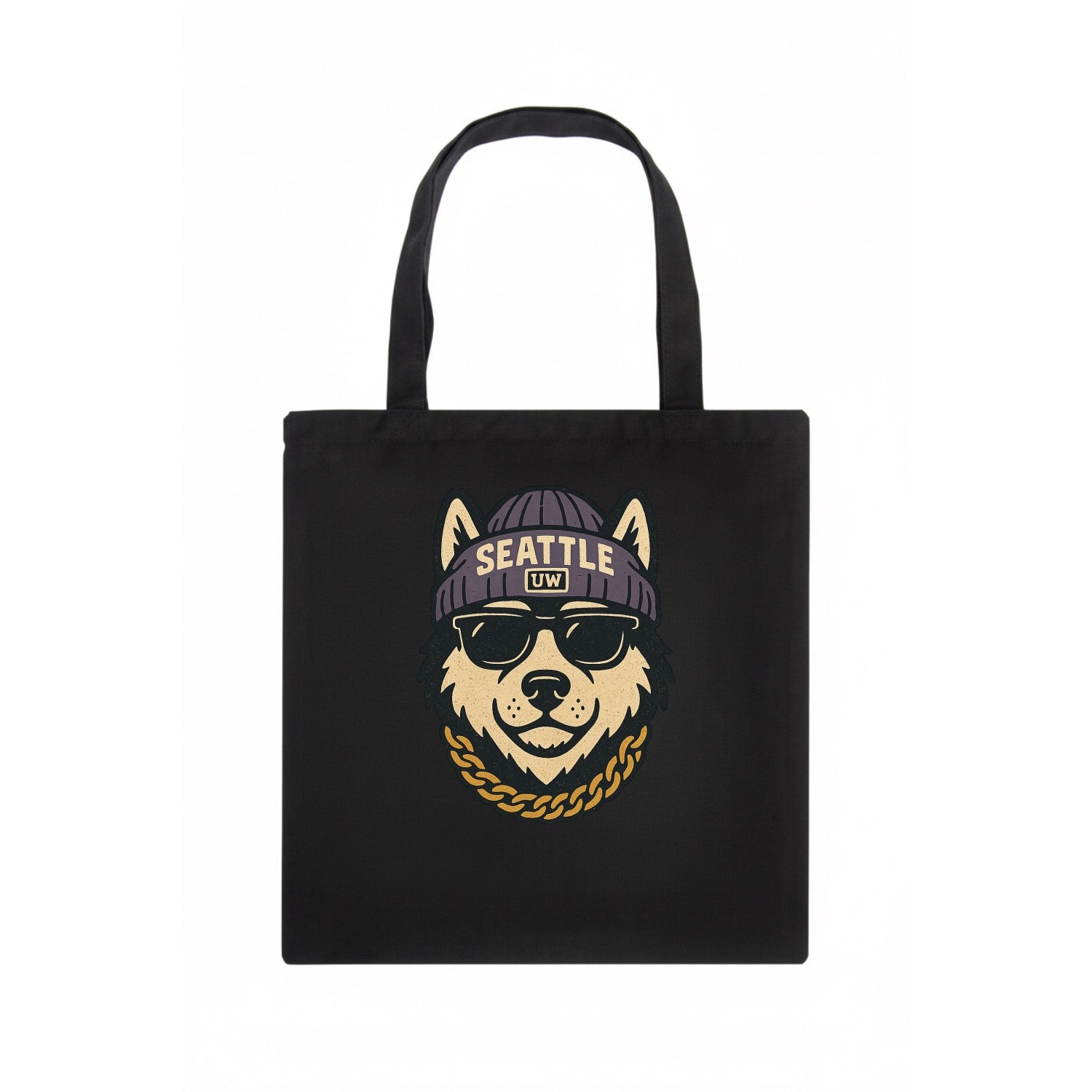 Seattle Husky - Tote Bag - dark
