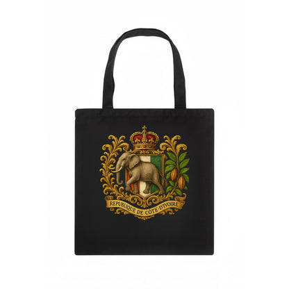 Ivory Coast Heritage Badge  - Tote Bag - dark