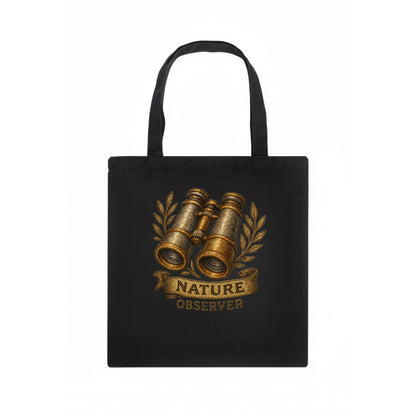Binoculars for birdwatching - nature observer - Tote Bag - dark
