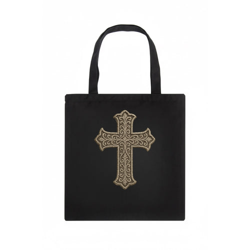Filigree Cross  - Tote Bag