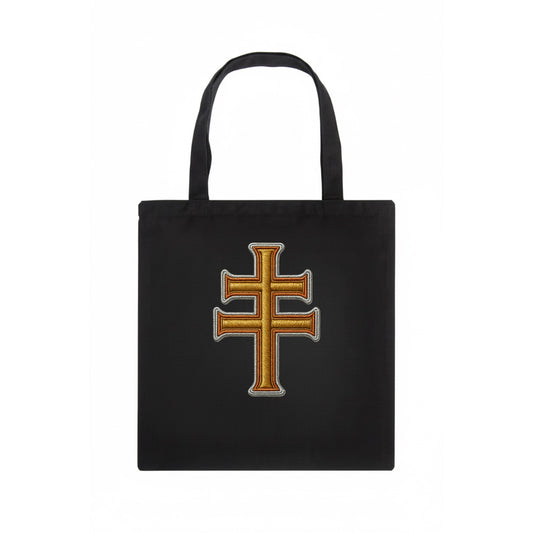 Patriarchal Cross - Tote Bag - dark