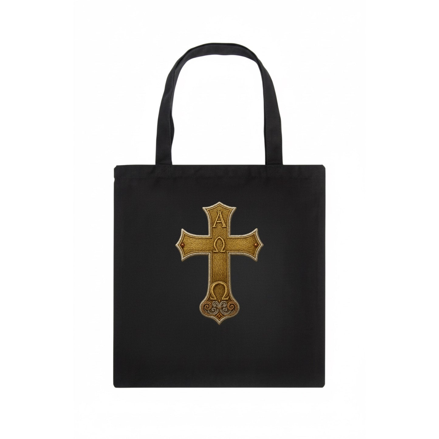 Alpha Omega Cross  - Tote Bag - dark