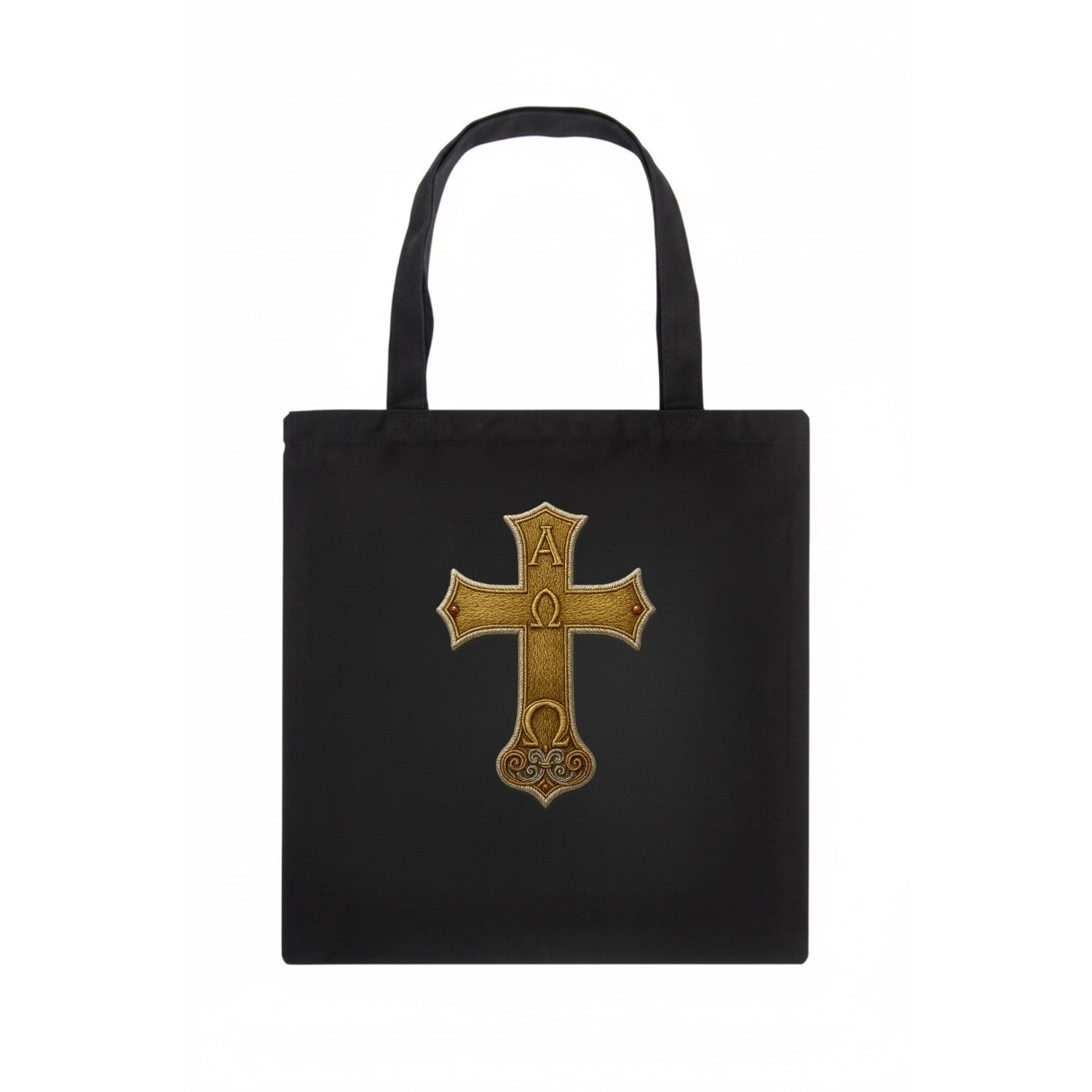 Alpha Omega Cross  - Tote Bag - dark