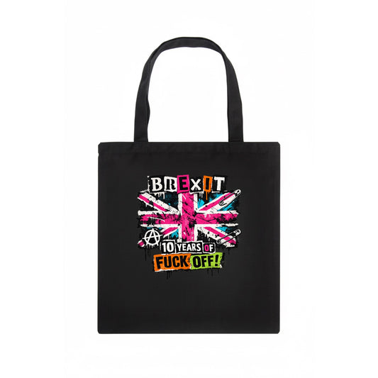 WEATHERED REBEL | Heavily distressed Union Jack | Faded vintage colors | Peeling paint - Tote Bag - dark