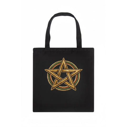 Pentacle Knot - Tote Bag - dark