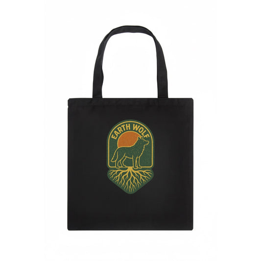 Earth Wolf Roots  - Tote Bag - dark