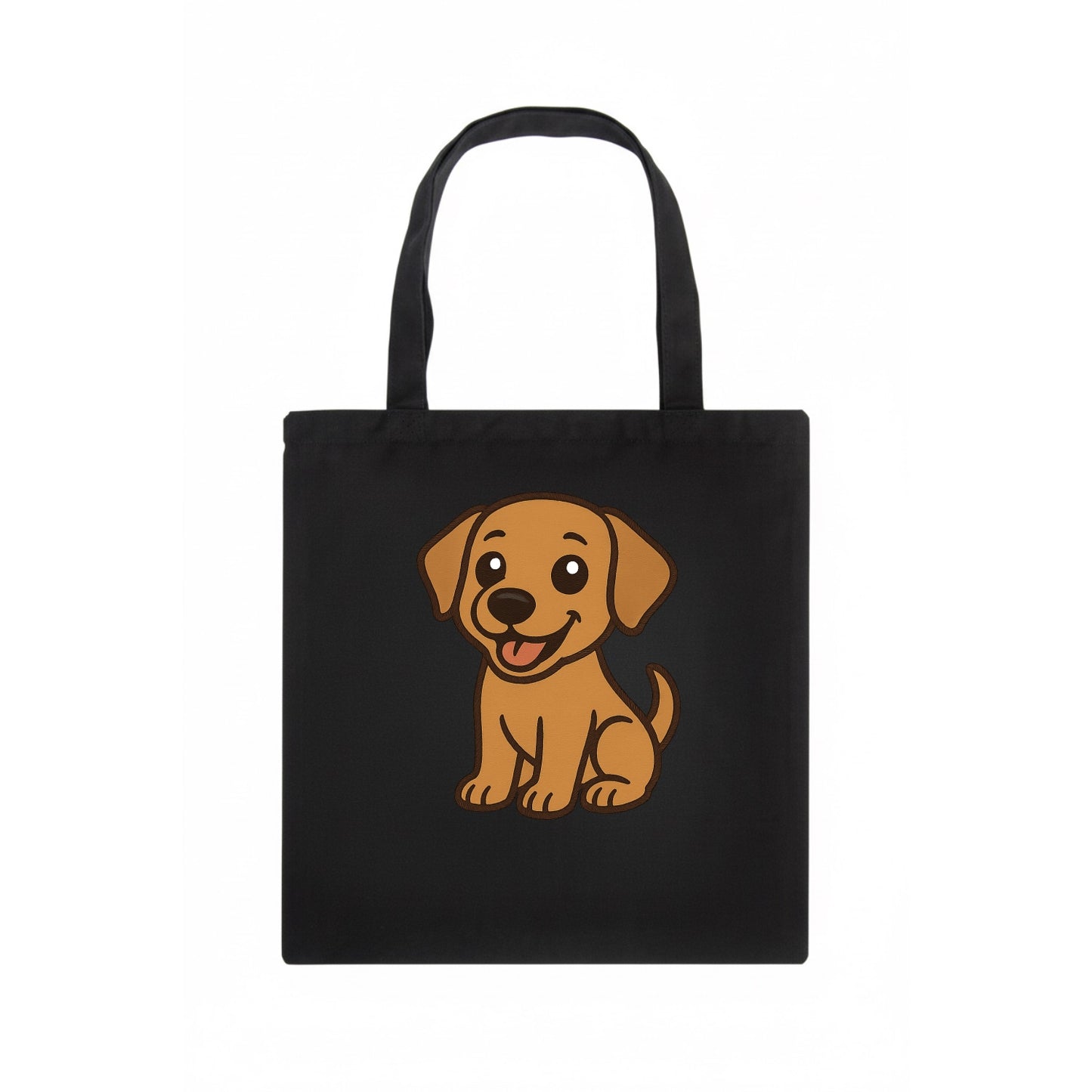 Labrador - Happy panting expression - Tote Bag - dark