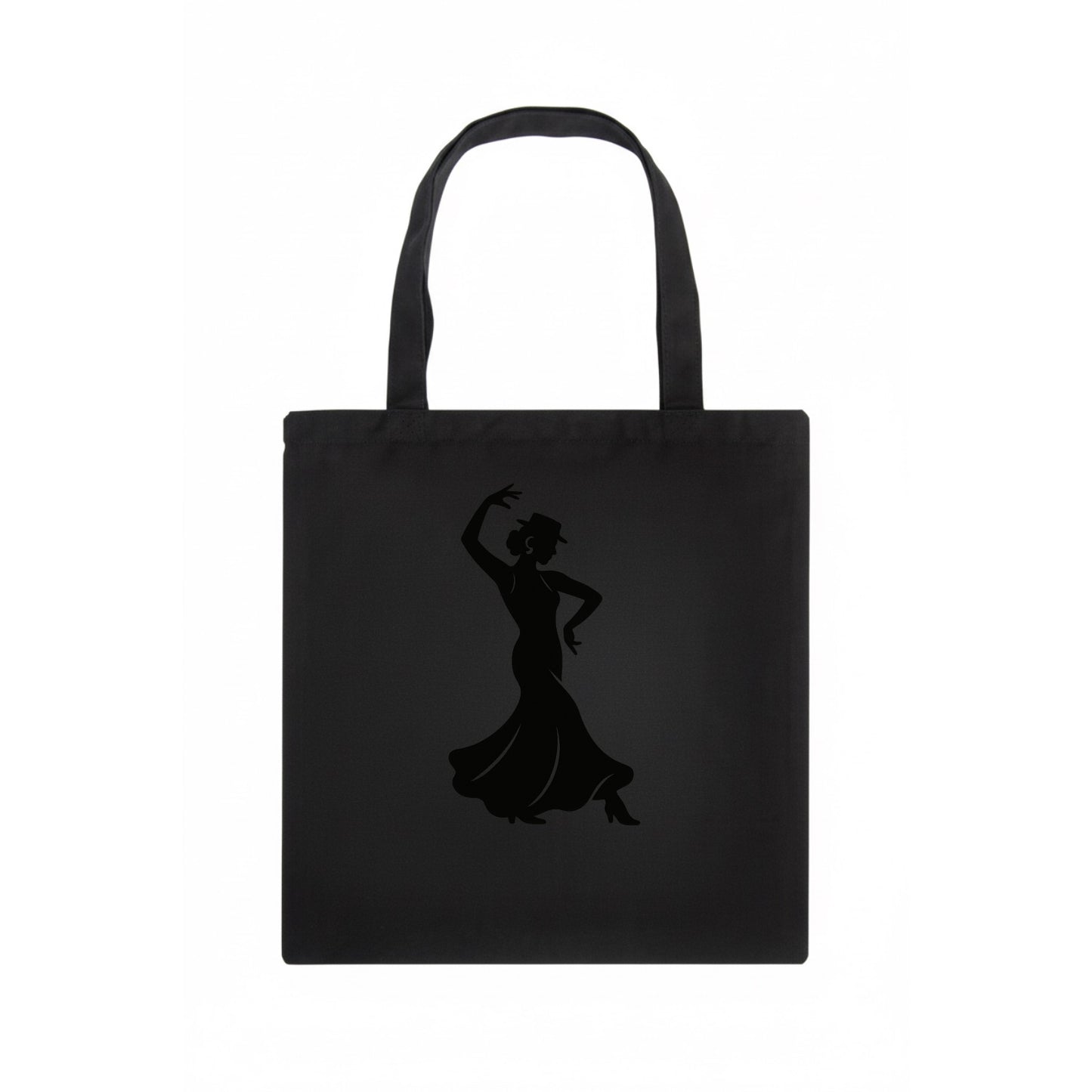 Flamenco dancer passionate stance - Tote Bag - dark