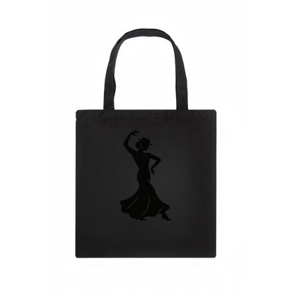 Flamenco dancer passionate stance - Tote Bag - dark