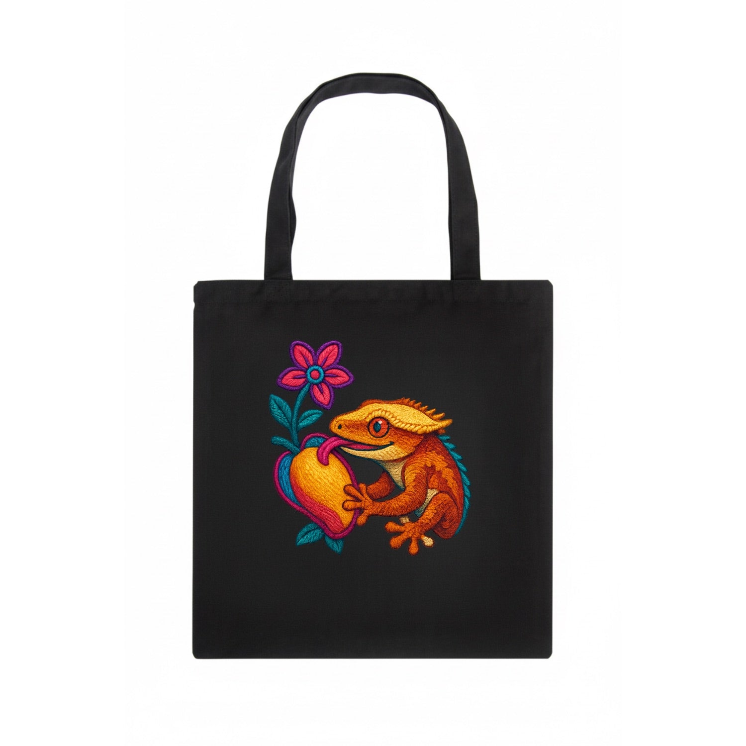 Crested Gecko - Tote Bag - dark