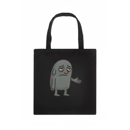 FOLLOWERS ARE GHOSTS | Transparent crowd following nobody - Tote Bag - dark