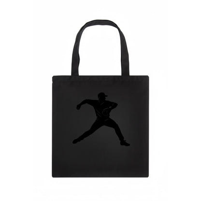 Baseball pitcher wind-up motion - Tote Bag - dark