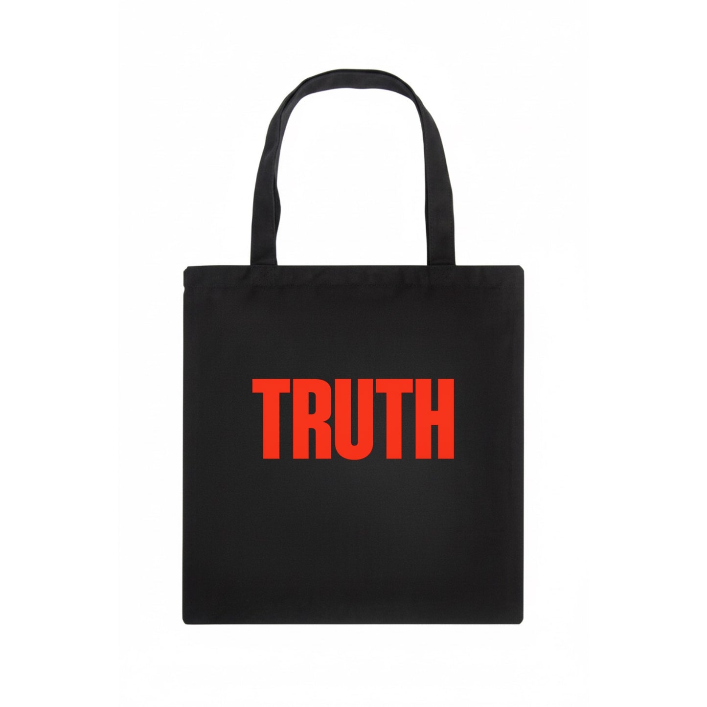 Bold typography design - "TRUTH" - honesty, reality - Tote Bag - dark