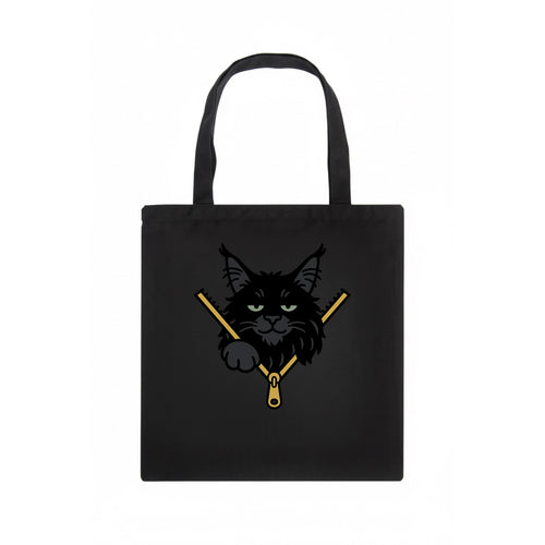 Black Maine Coon - Tote Bag