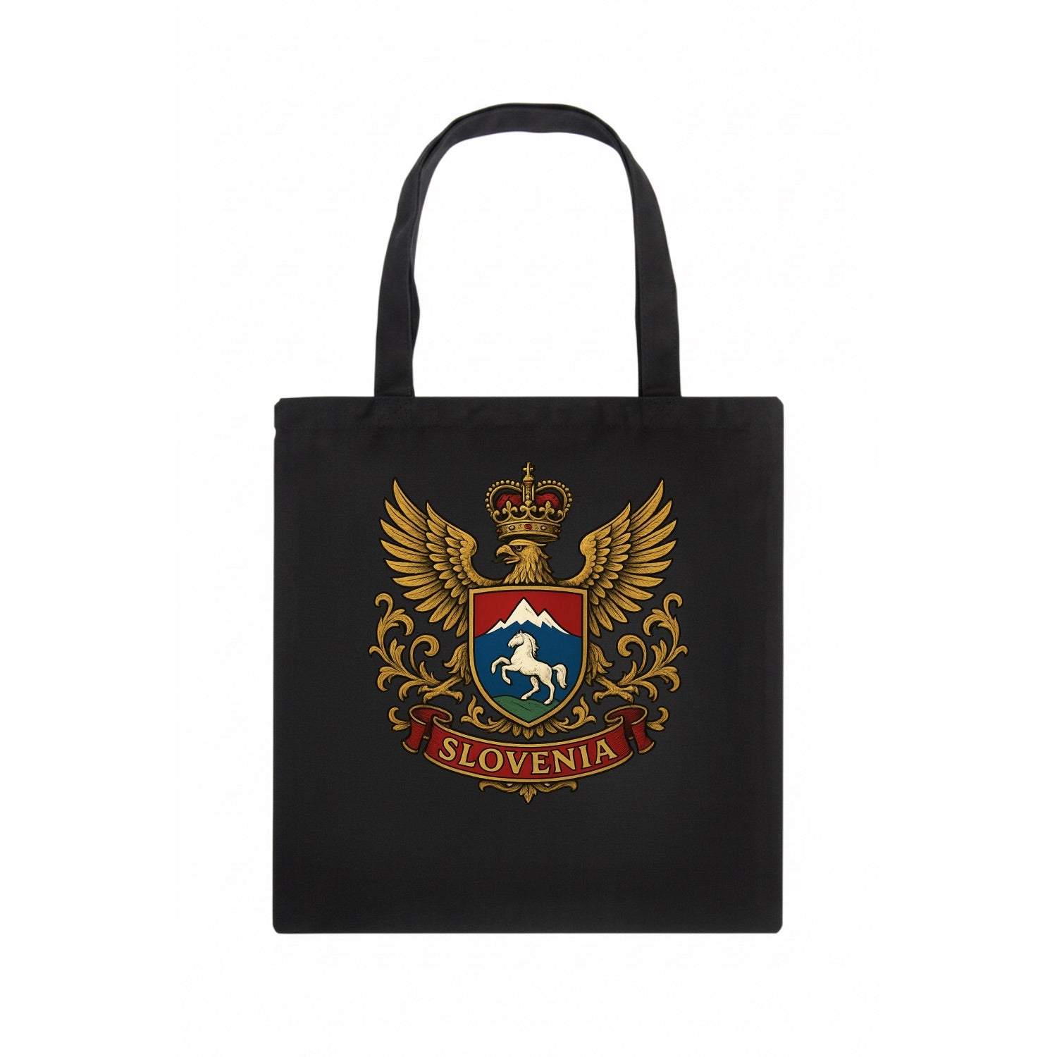 Slovenia Heritage Badge  - Tote Bag - dark