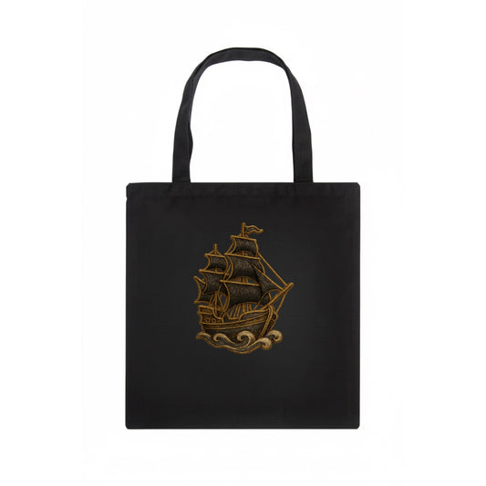 Pirate Ship  - Tote Bag - dark