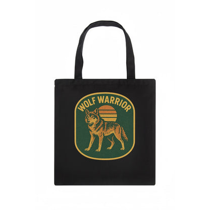 Wolf Warrior  - Tote Bag - dark