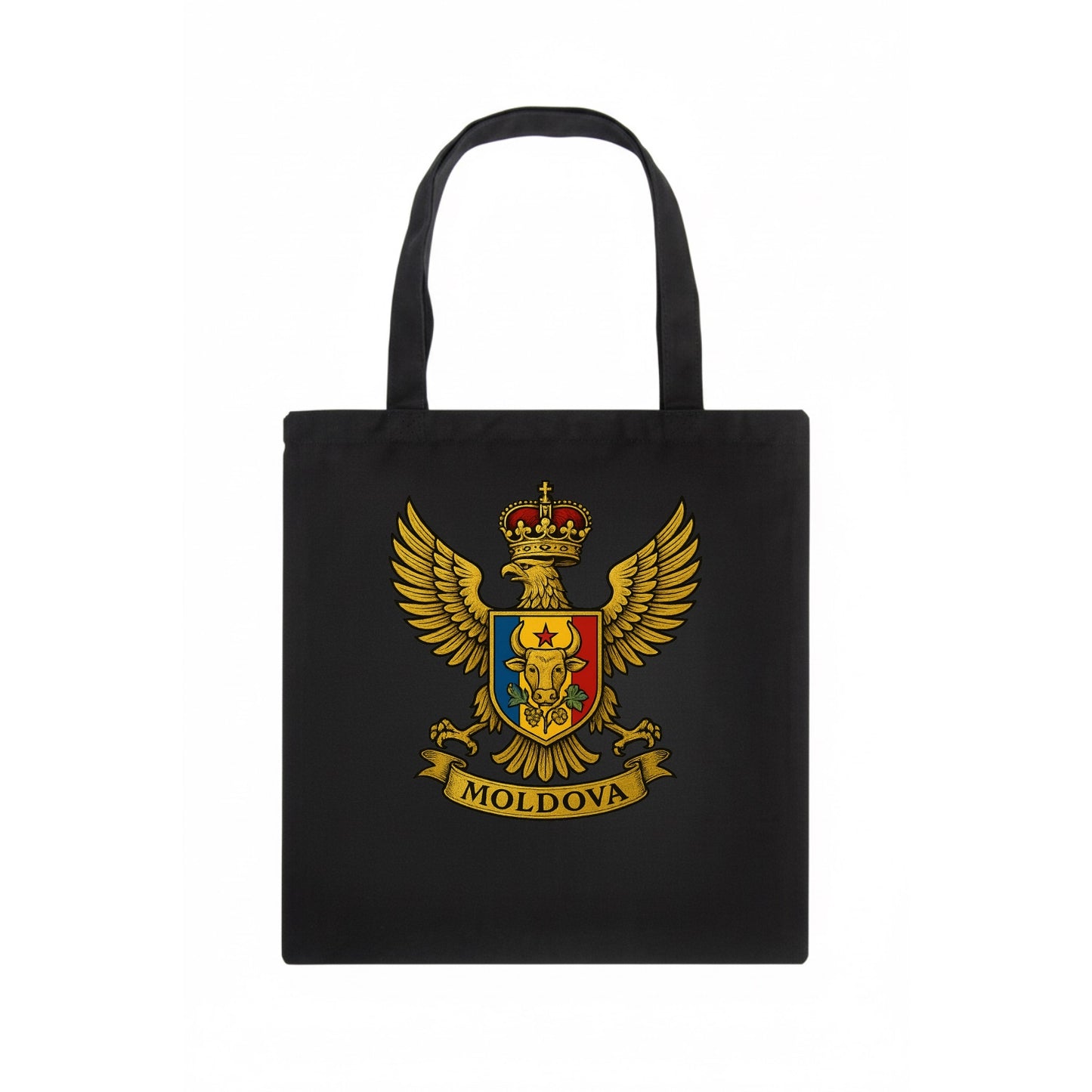 Moldova Heritage Badge  - Tote Bag - dark