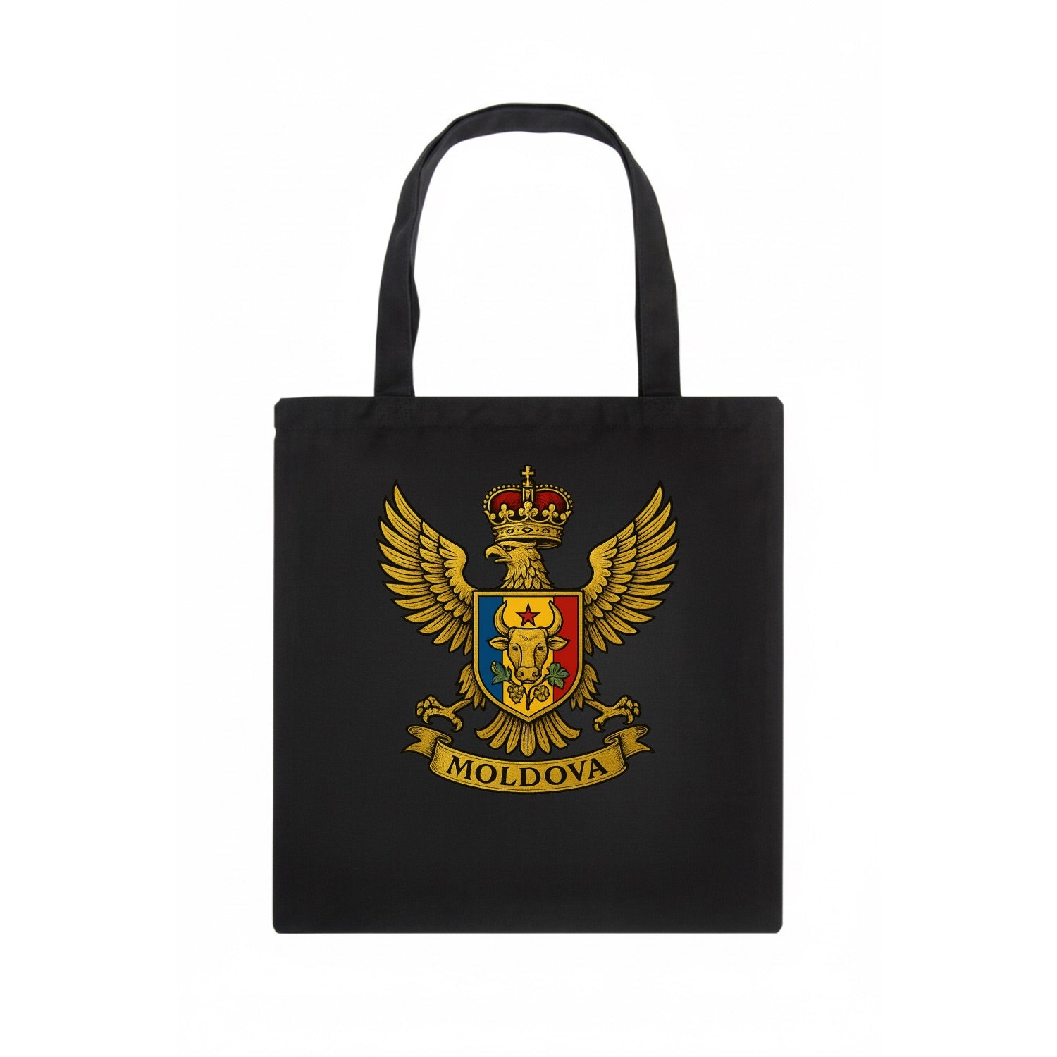 Moldova Heritage Badge  - Tote Bag - dark