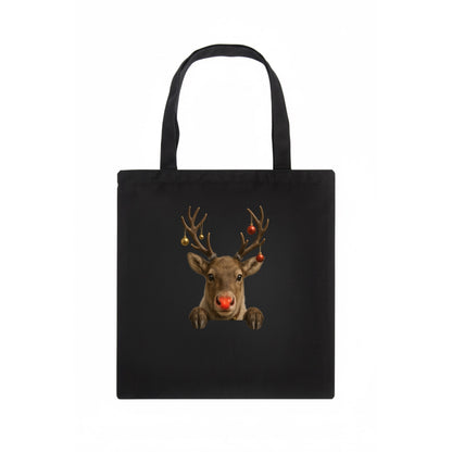 Christmas Reindeer  - Tote Bag - dark