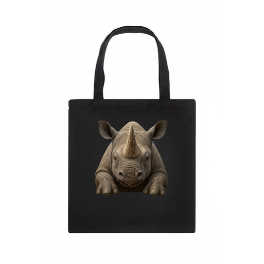 Rhinoceros  - Tote Bag - dark