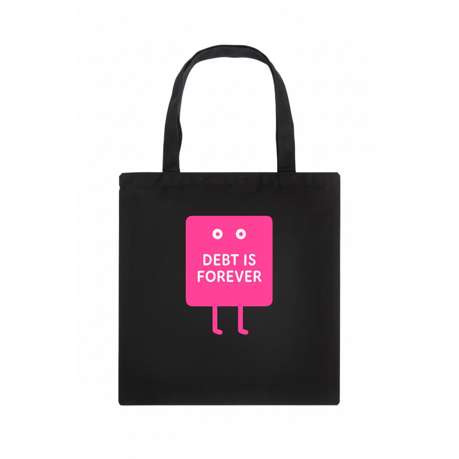 DEBT IS FOREVER | Immortal credit card - Tote Bag - dark