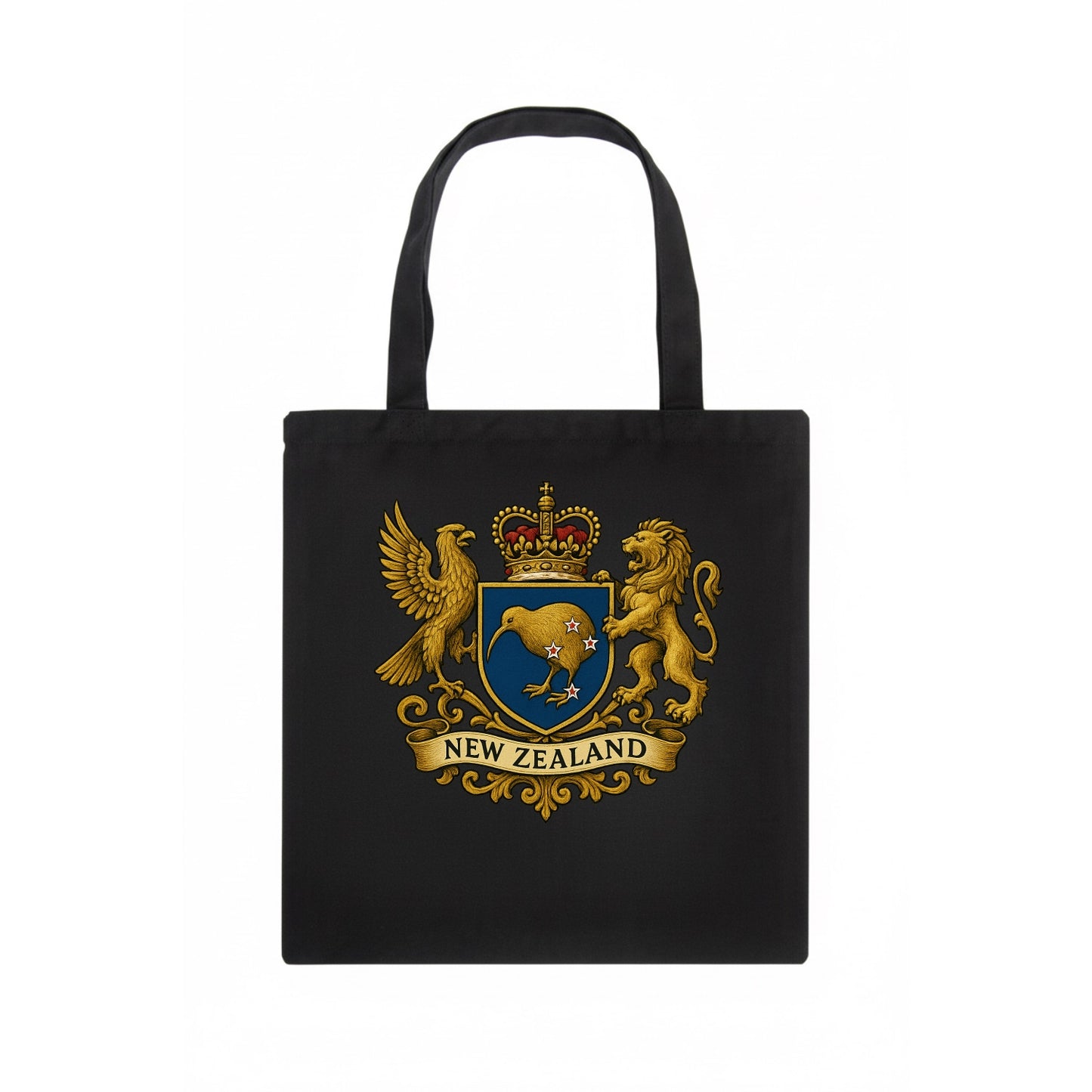 New Zealand Heritage Badge  - Tote Bag - dark