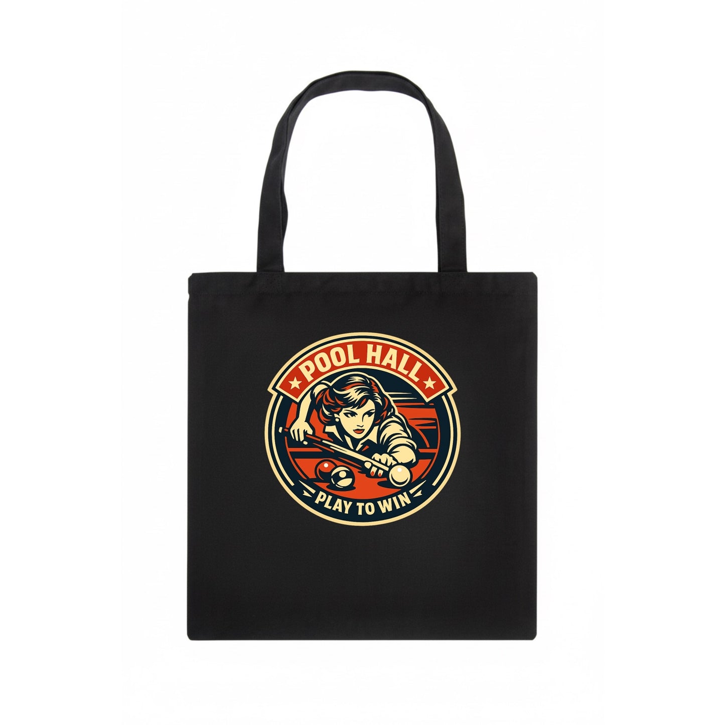 Cue Queen Emblem - Tote Bag - dark