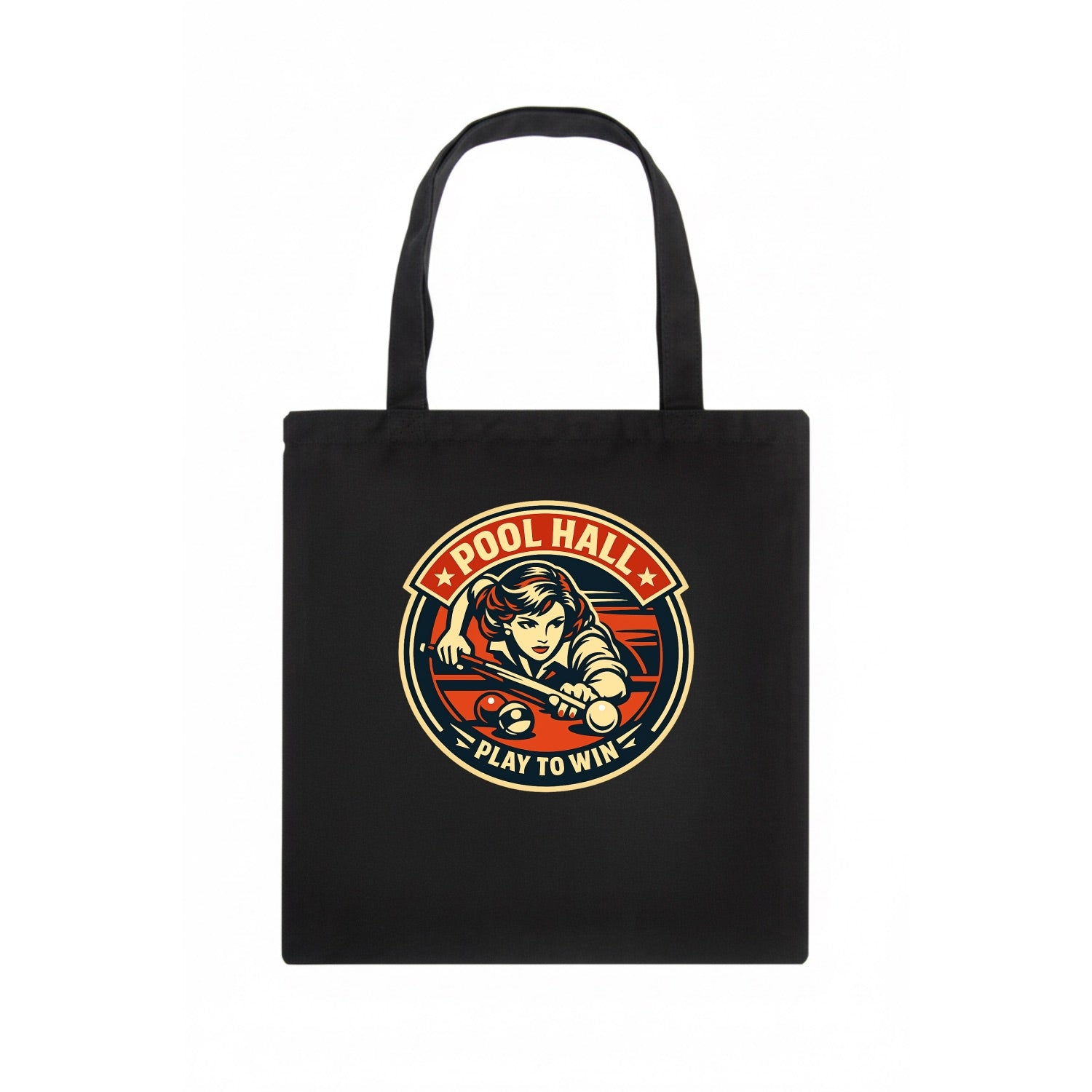 Cue Queen Emblem - Tote Bag - dark