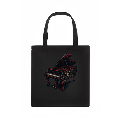 Harpsichord with baroque decorative styling - Tote Bag