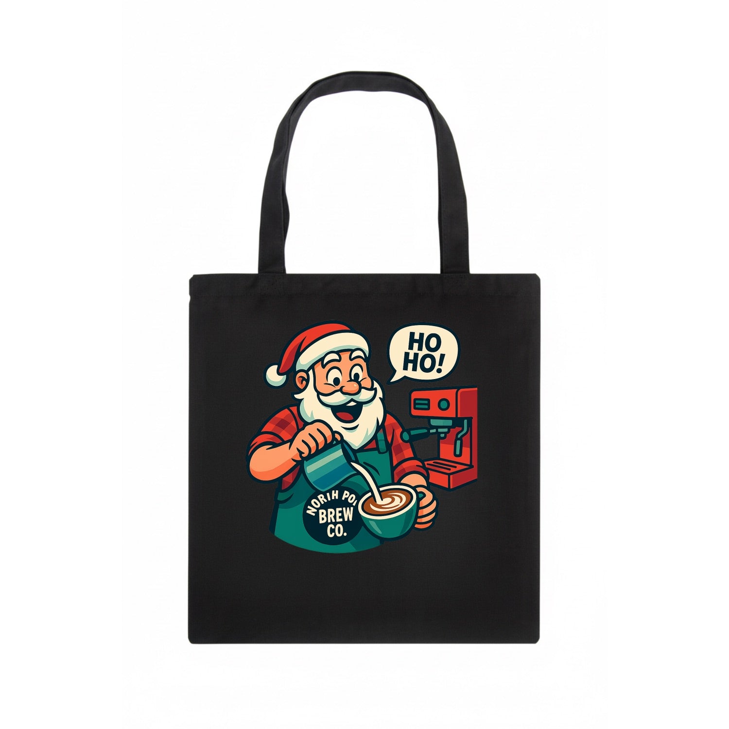 Santa Barista - Tote Bag - dark