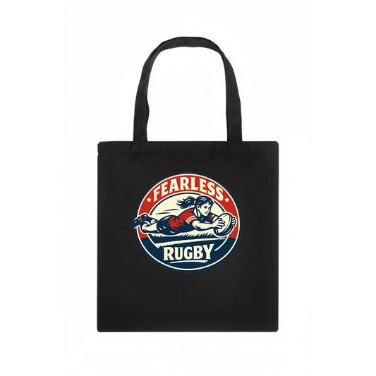 Fearless Try Scorer Emblem - Tote Bag - dark