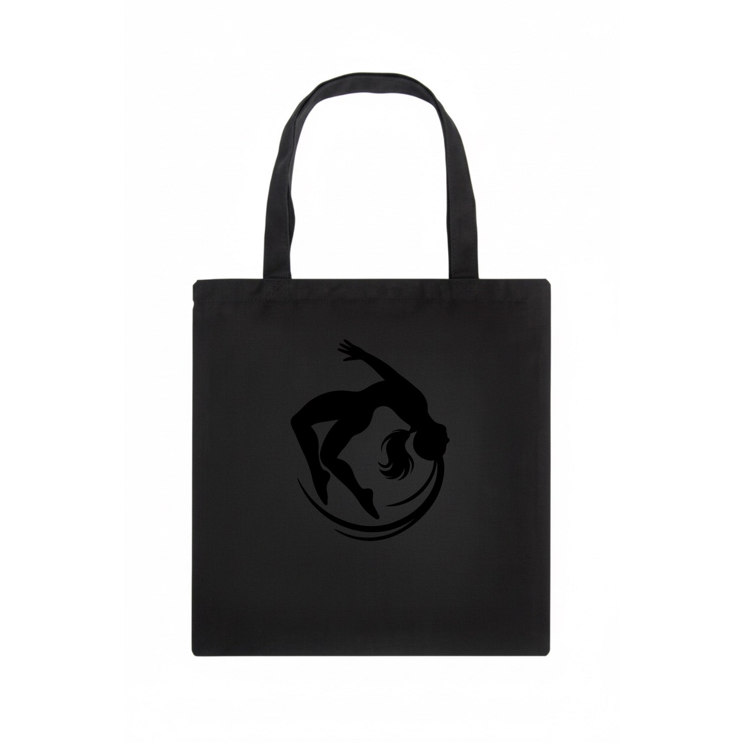 Gymnast mid-backflip rotation - Tote Bag - dark