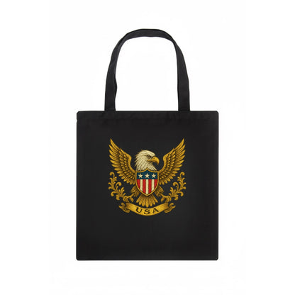 Usa Heritage Eagle Baseball Cap 2 - Tote Bag - dark