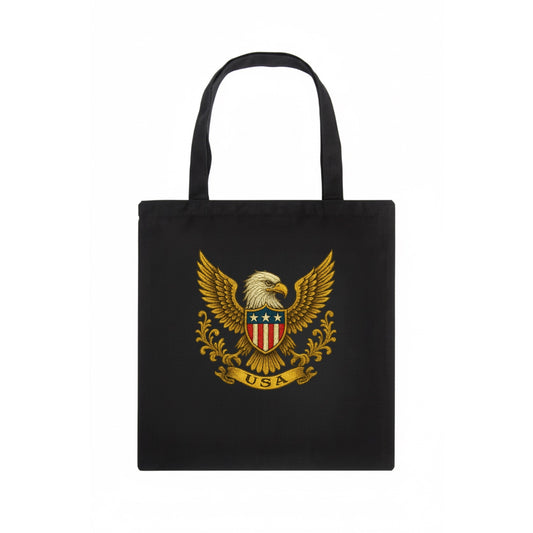 Usa Heritage Eagle Baseball Cap 2 - Tote Bag - dark