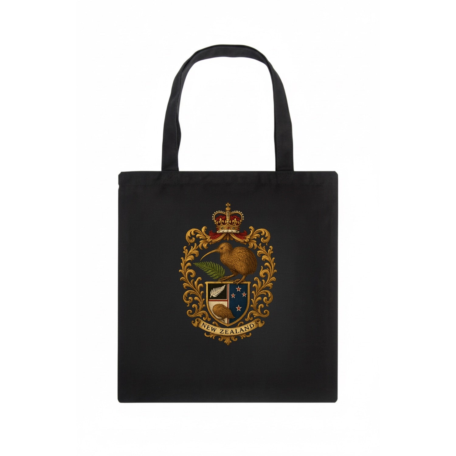 New Zealand Kiwi Emblem  - Tote Bag - dark